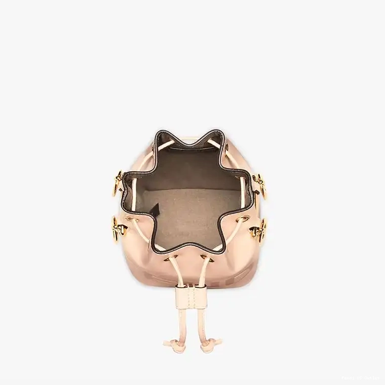 Affordable HOT Logo ROMA Tresor Bag In Mini Cherry Bucket Leather Calf Mon Fendi 0510